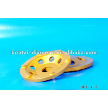 100MM PCD roda para pintura epoxy gule remoção